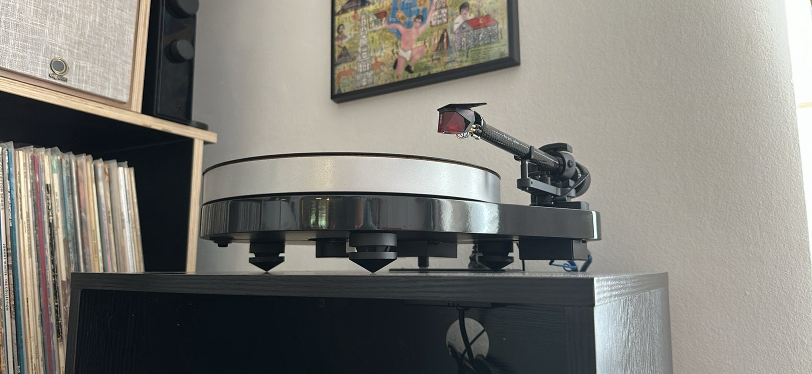 Project RPM 5.1 Carbon draaitafel, Ophalen, Zo goed als nieuw, Platenspeler