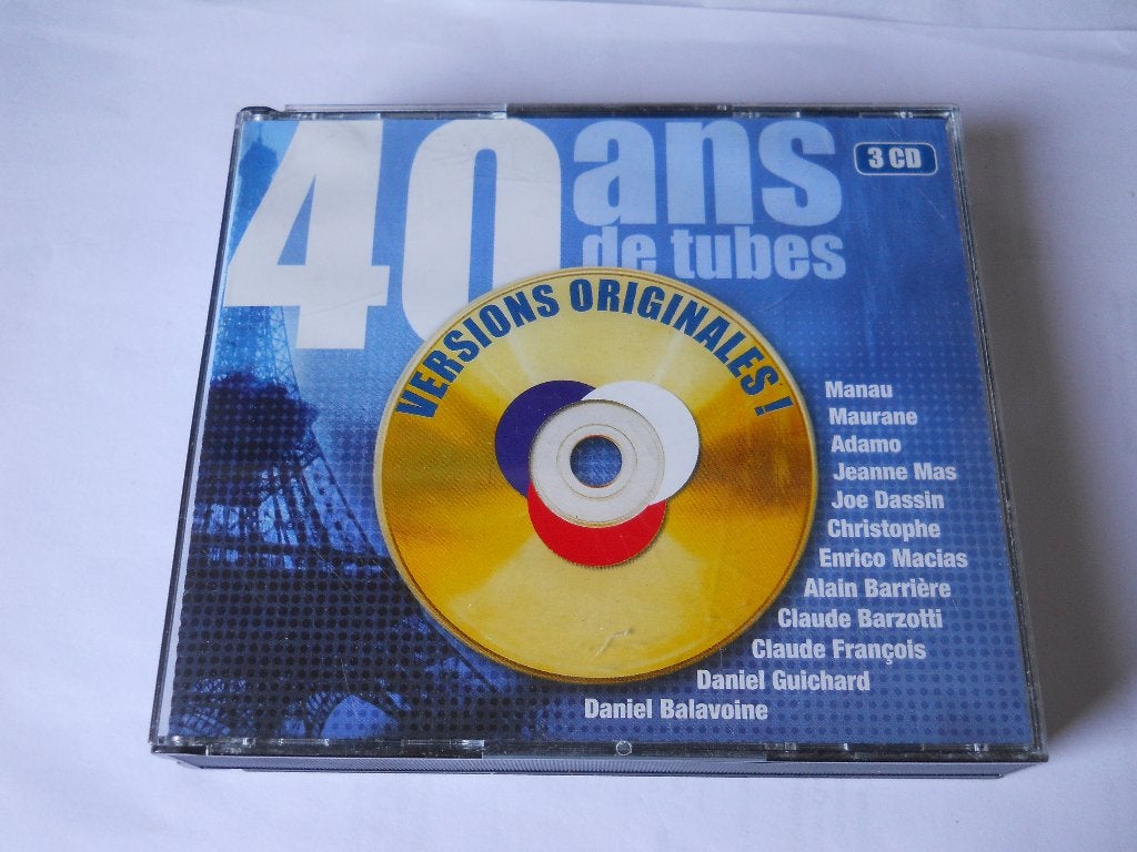 BOÎTE DE 3 CD - 40 BOÎTES DE TUBES, CD & DVD, Enlèvement ou Envoi, Premier pressage, Comme neuf, Coffret