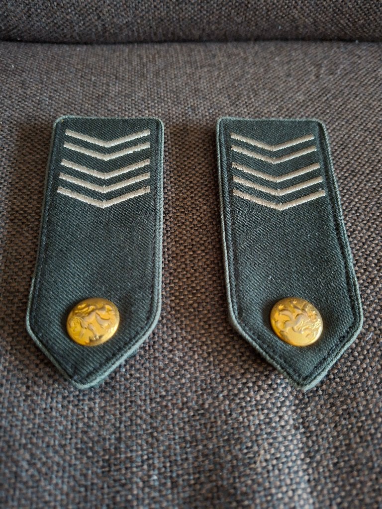 Strepen Belgische leger, Verzamelen, Militaria | Algemeen, Ophalen