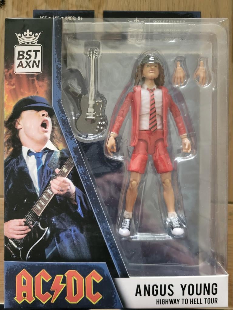 “AC/DC Angus Young BST AXN Action Figure”, Collections, Jouets miniatures, Enlèvement