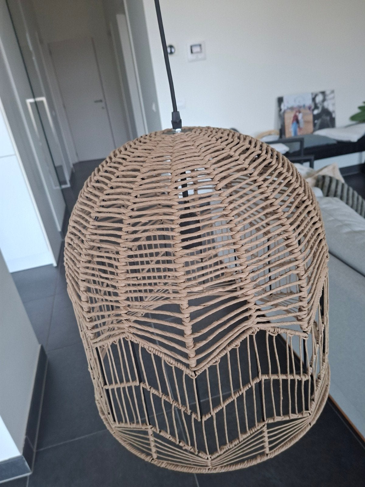 Rieten lampenkap, Huis en Inrichting, Ophalen