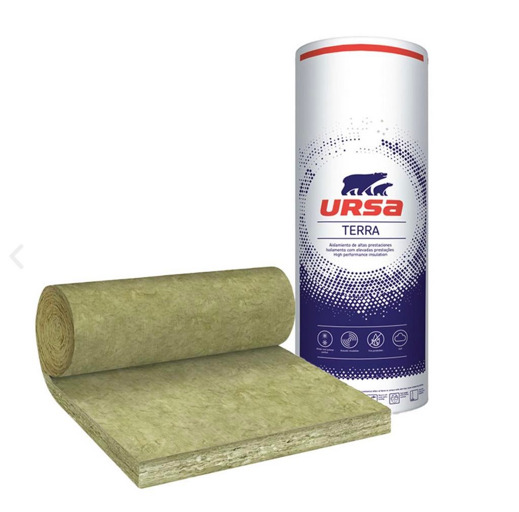 Glaswol isolatie URSA 120 mm – 6 ongeopend rollen + 1 gratis, Ophalen, Glaswol, Muurisolatie