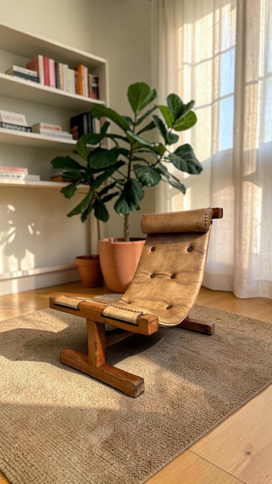 Brazilian brutalist lounge chair, Ophalen, Zo goed als nieuw
