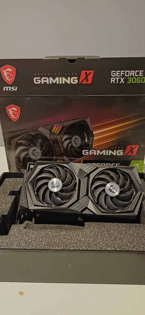 MSI GAMING X GeForce RTX 3060 12GB GDDR6, Computers en Software, Videokaarten, Nvidia, PCI, GDDR6, Ophalen