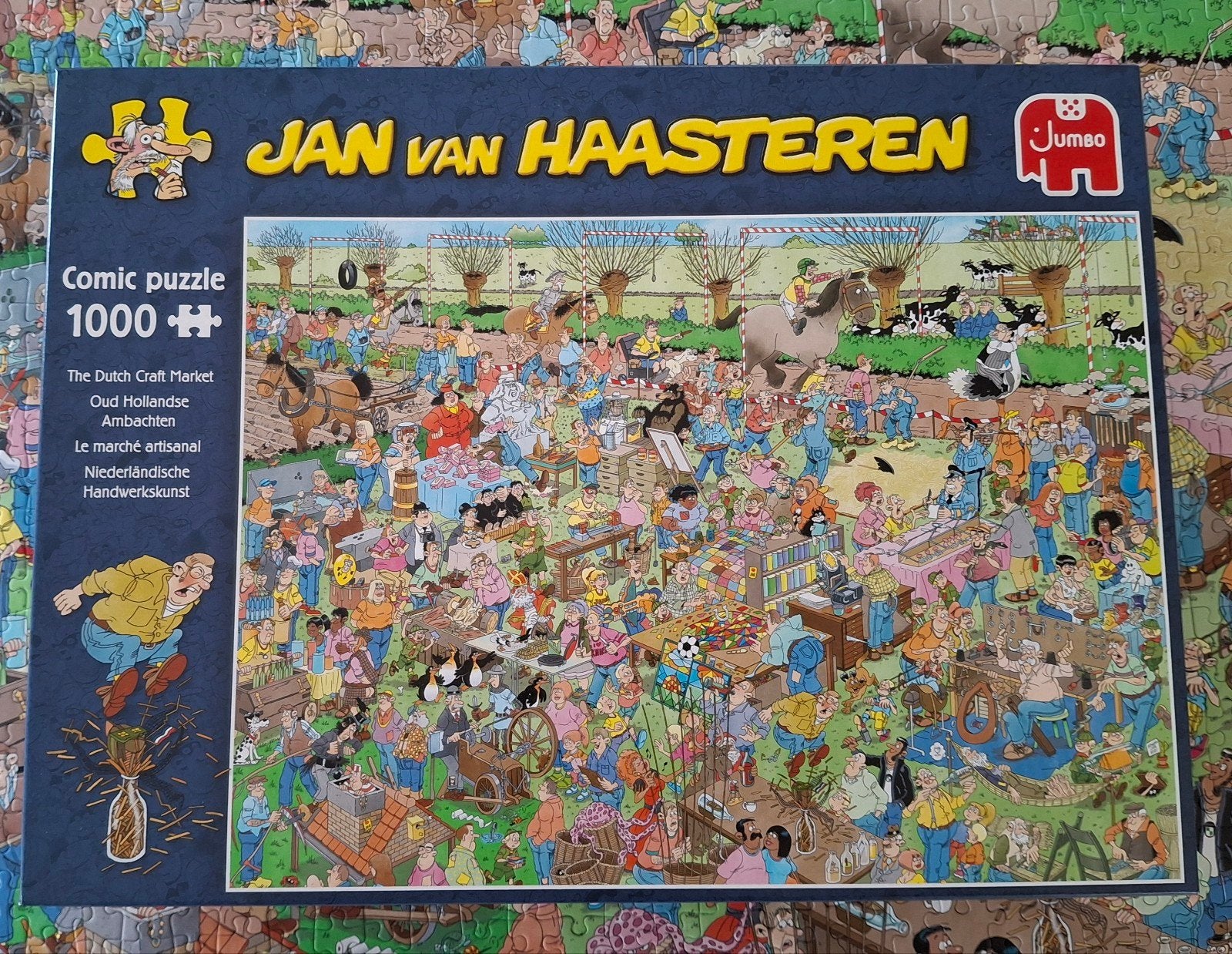 Legpuzzel Jan van Haasteren - Oud Hollandse Ambachten, Ophalen, 500 t/m 1500 stukjes, Zo goed als nieuw, Legpuzzel