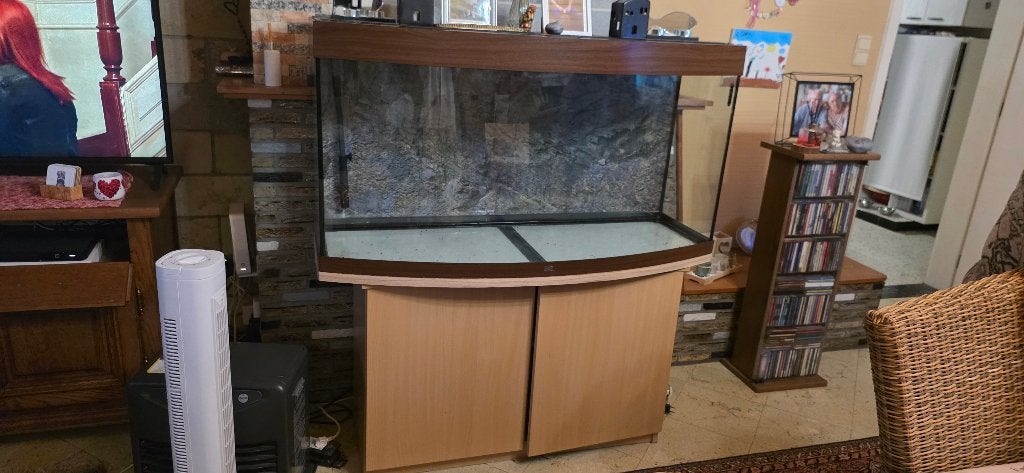 aquarium met kast te koop inclusief filter, Animaux & Accessoires, Poissons | Aquariums & Accessoires, Enlèvement, Utilisé, Filter