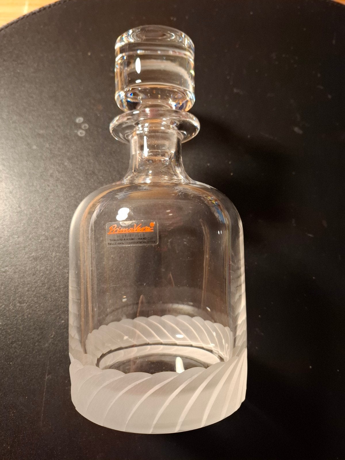 1 carafe en cristal avec bouchon Primavera, Antiquités & Art, Enlèvement