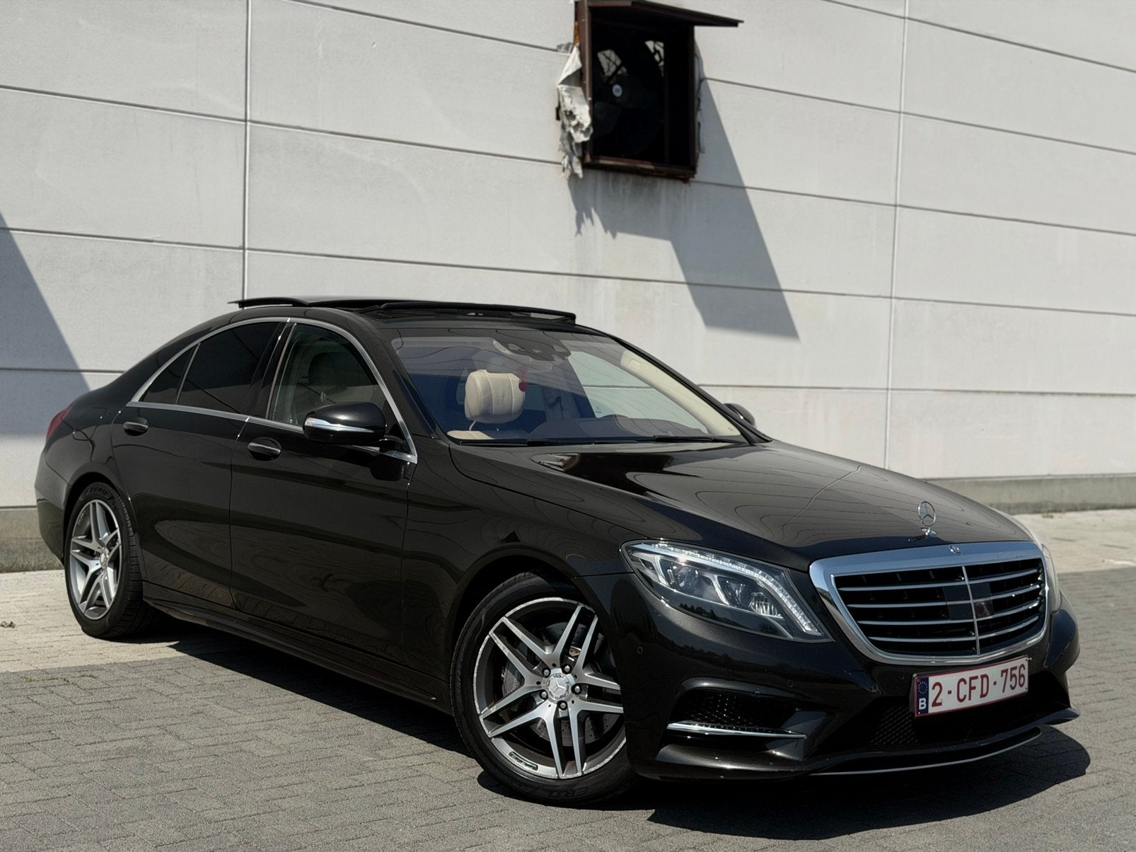 Mercedes-Benz S300d Hybrid Diesel AMG Line, Auto's, Automaat, Leder, Bedrijf, Achteruitrijcamera