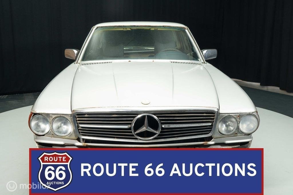 Mercedes-Benz 280 SLC | 1978 | Route 66 Auctions, Auto's, Zwart, Mercedes-Benz, Bedrijf, Handgeschakeld