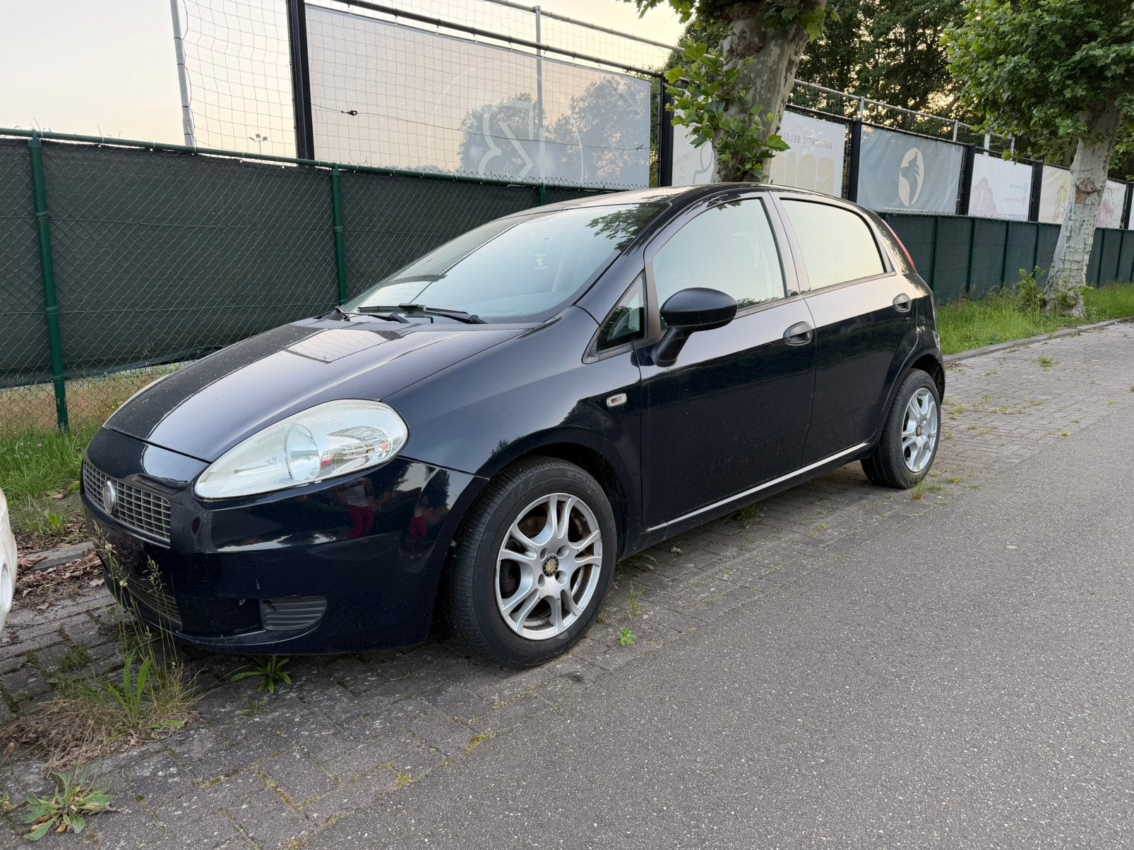 Fiat punto te koop, Auto's, Fiat, Stof, Blauw, 5 deurs, Punto