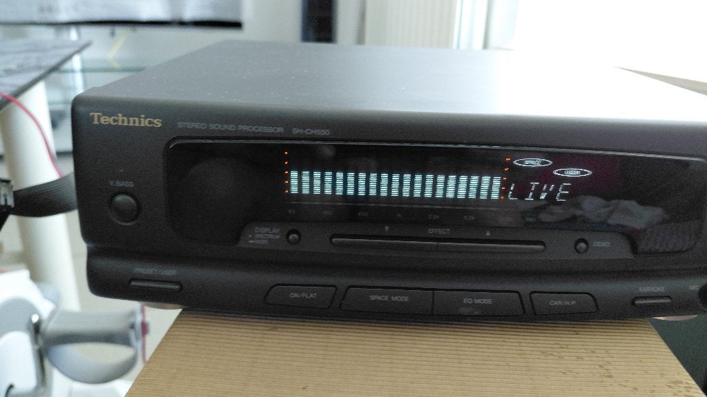 Technics SH-CH550 Sound Processor / Equalizer, Muziek en Instrumenten, Ophalen, Zo goed als nieuw, Equalizer