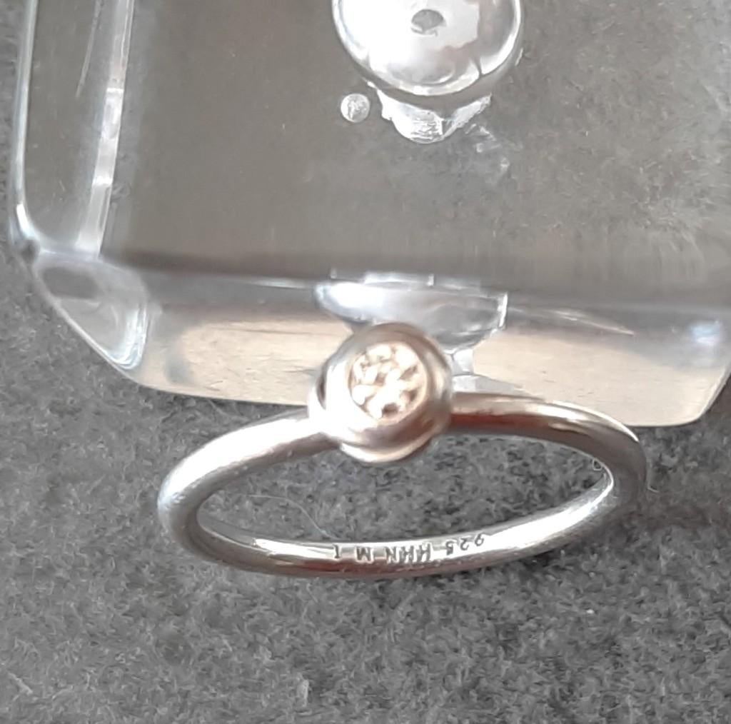 Te koop: Mooie zilveren ring van Pandora met strass, Ophalen, Met strass, Zo goed als nieuw, Dame of Heer