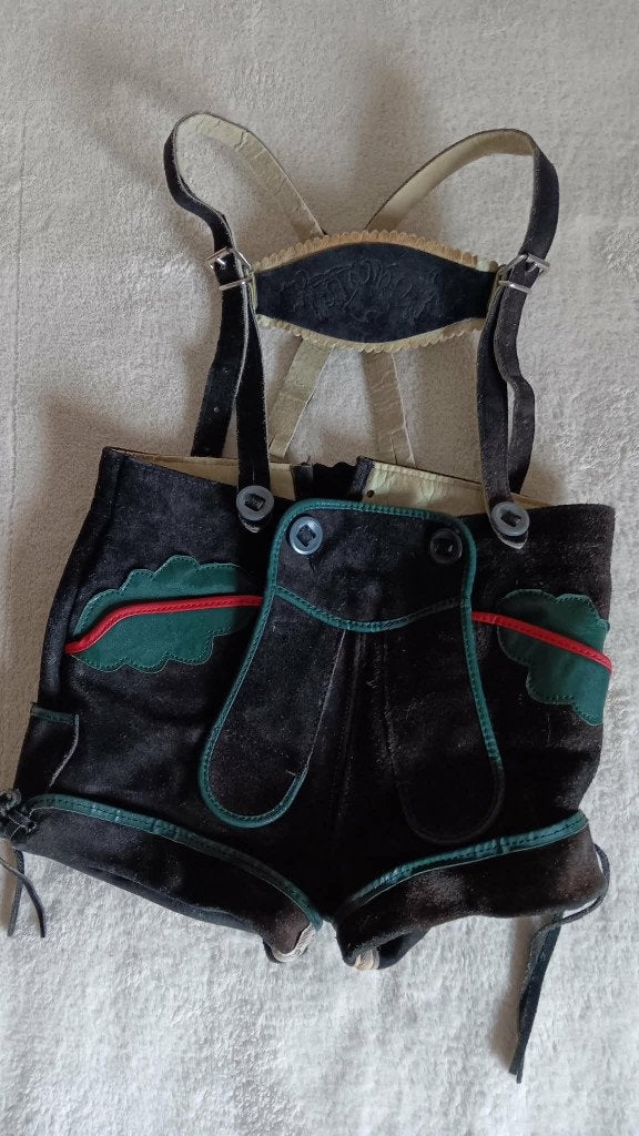 Lederhosen maat 98, Enlèvement, Utilisé, Garçon, Pantalon