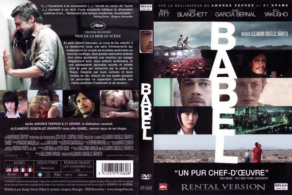 Le DVD Babel de Alejandro González Iñárritu, Gebruikt, Frans, Alle leeftijden, Overige genres