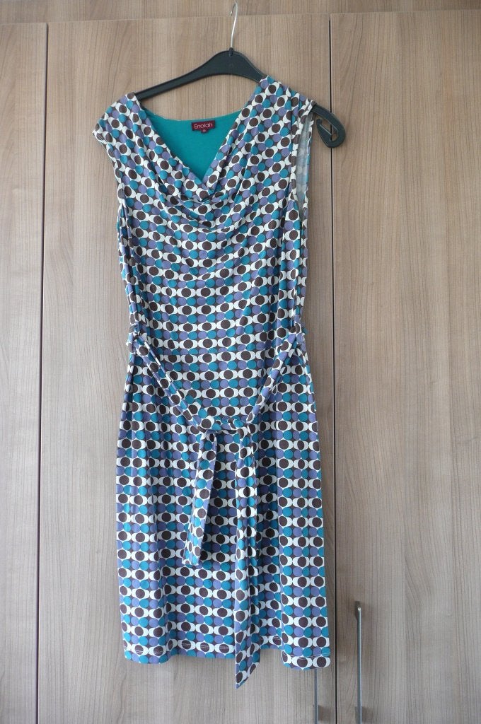 Superkleedje Enolah (K558), Kleding | Dames, Maat 38/40 (M), Blauw, Ophalen of Verzenden, Zo goed als nieuw