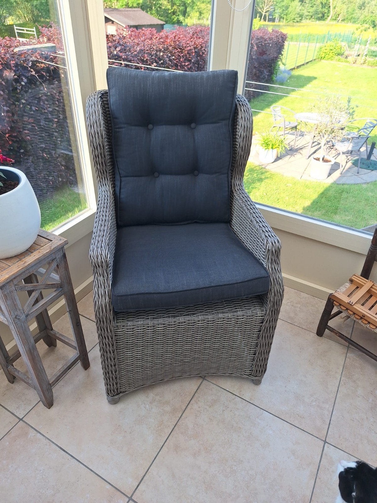 Fauteuil de jardin lounge, Enlèvement