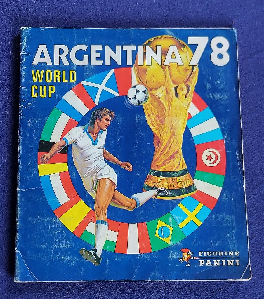 Panini sticker album voetbal ' WK Argentina 78 ' -volledig-, Ophalen of Verzenden, Gebruikt, Poster, Plaatje of Sticker