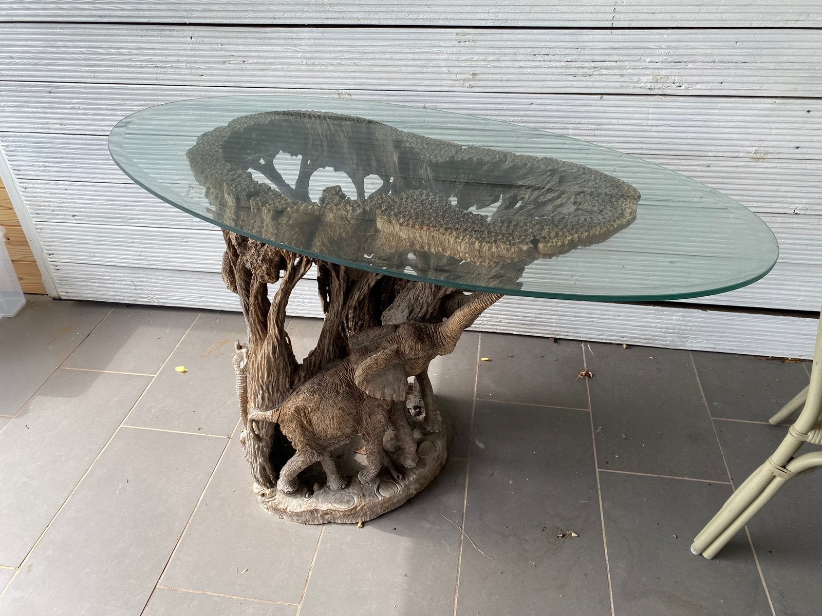 Unieke Sculpturale Olifant tafel, Ophalen