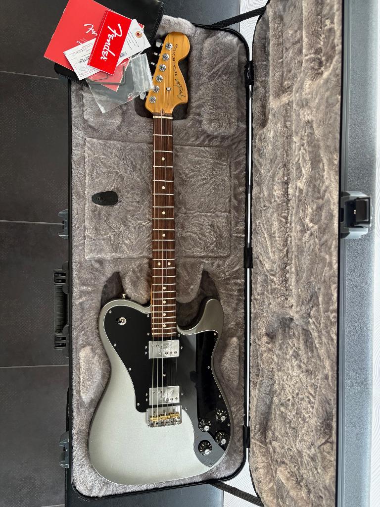 Fender Telecaster American Professional II Deluxe - Mercury, Muziek en Instrumenten, Snaarinstrumenten | Gitaren | Elektrisch