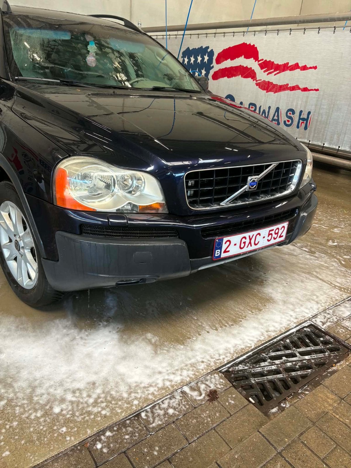 Volvo xc90 2.4 diesel automaat, Auto's, Volvo, Beige, Blauw, Vierwielaandrijving, 2401 cc