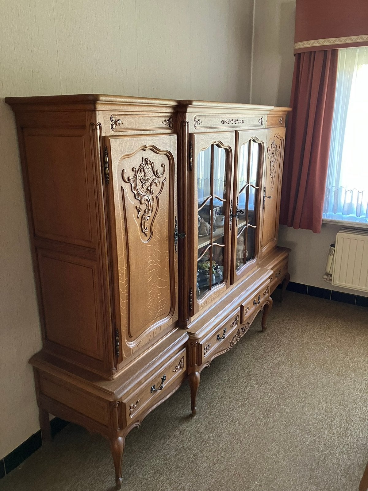 Eiken eetkamer, Antiek en Kunst, Ophalen