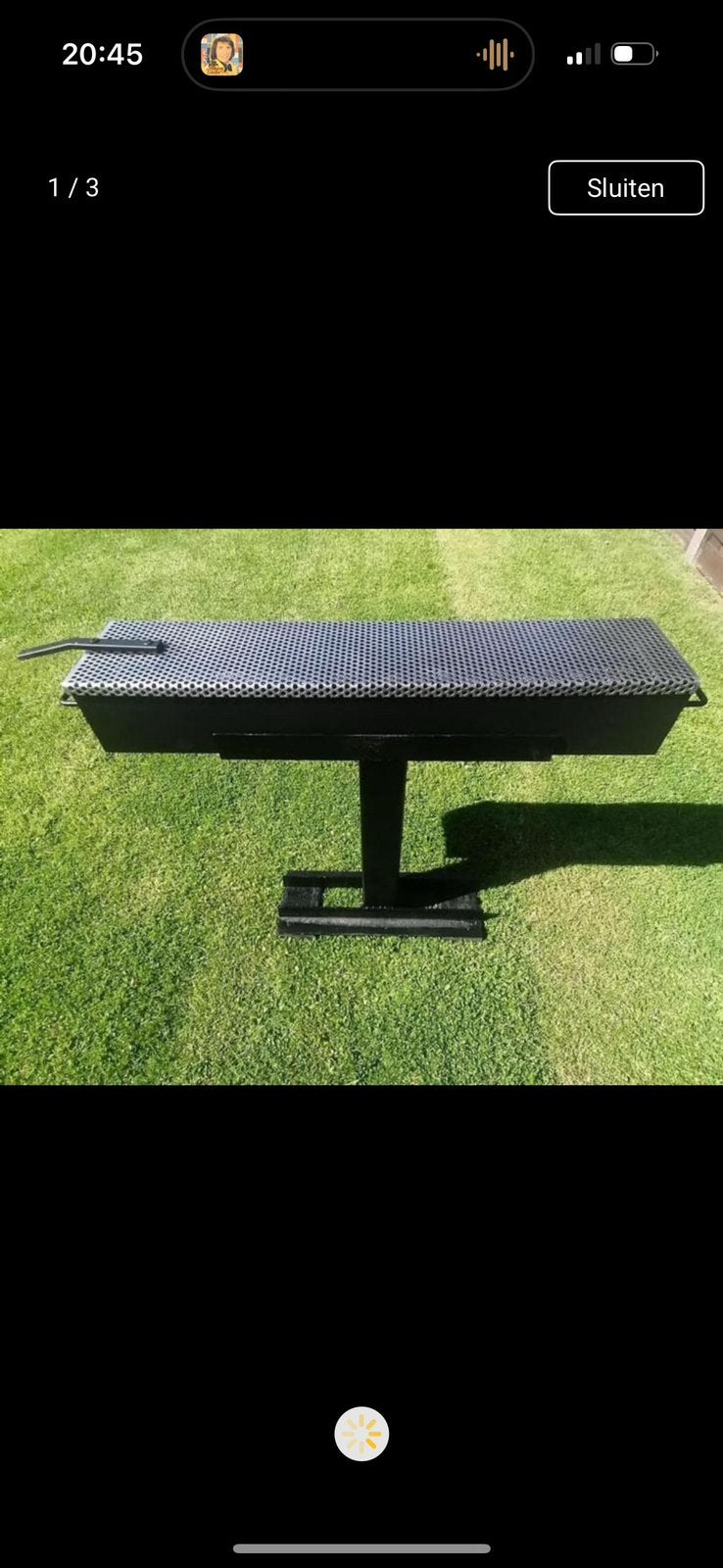 Barbecue, Ophalen, Zo goed als nieuw