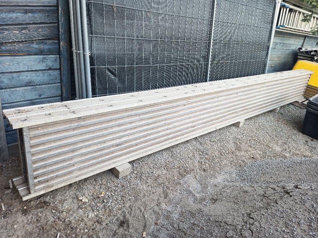 aluminium loopvloer/werkbrug, Enlèvement, Utilisé, Aluminium