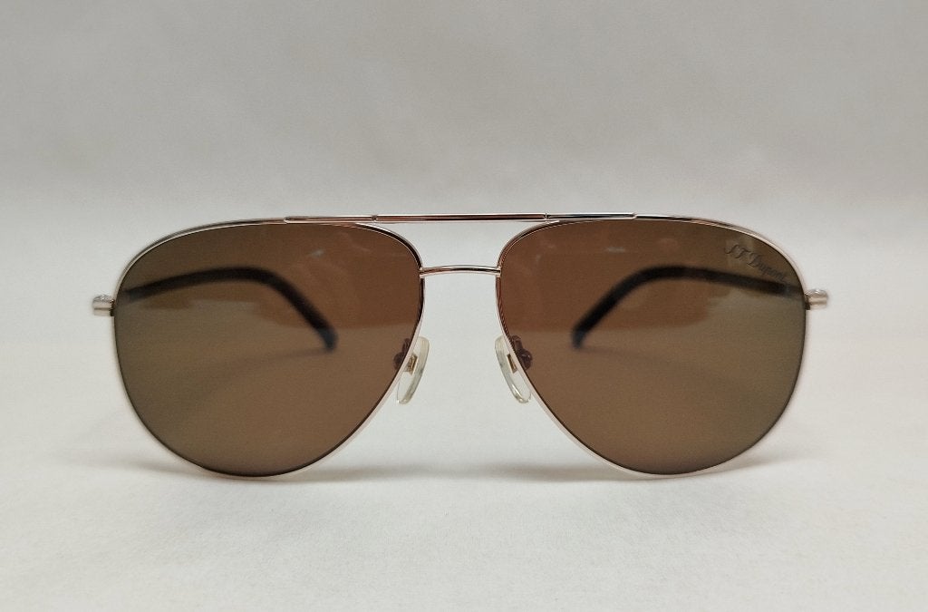 S.T. Dupont aviator heren bruin. DP-7034U., Ophalen of Verzenden, Nieuw, Bruin, Overige merken