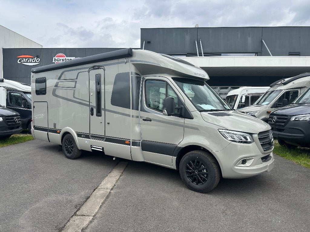 Hymer GT-S 685  STEENGRIJS, Caravans en Kamperen, Mobilhomes, Automaat, Luifel, Vloeistofverwarming, Bedrijf