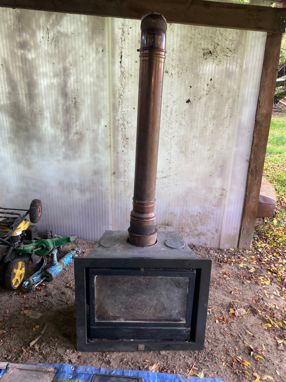 Cassette a bois avec ventilation, Maison & Meubles, Enlèvement, Comme neuf, Bois