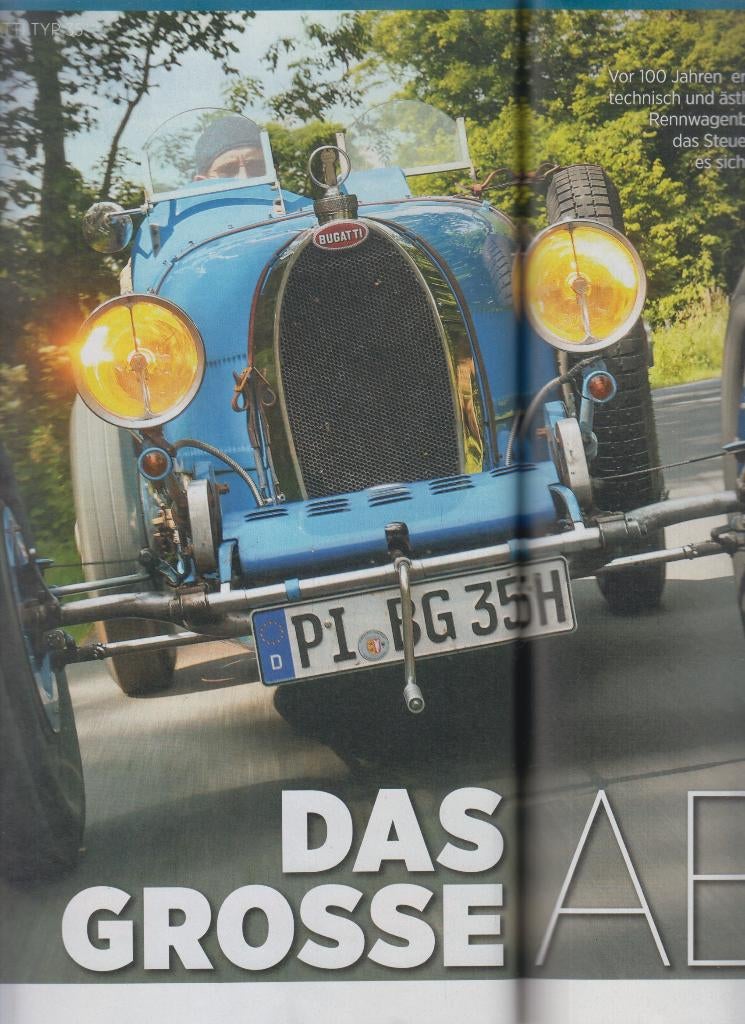 Bugatti Type 35 voiture de collection, Verzenden, Gelezen