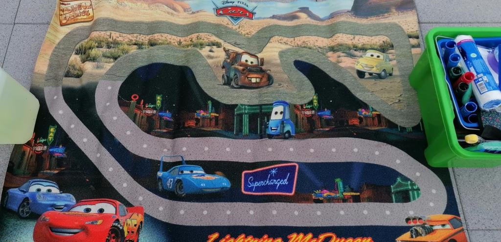 Speeltapijt cars 100x60, Ophalen
