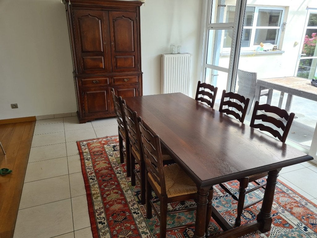 Eetplaats, Enlèvement, Comme neuf, Antiek, 4 à 6 chaises