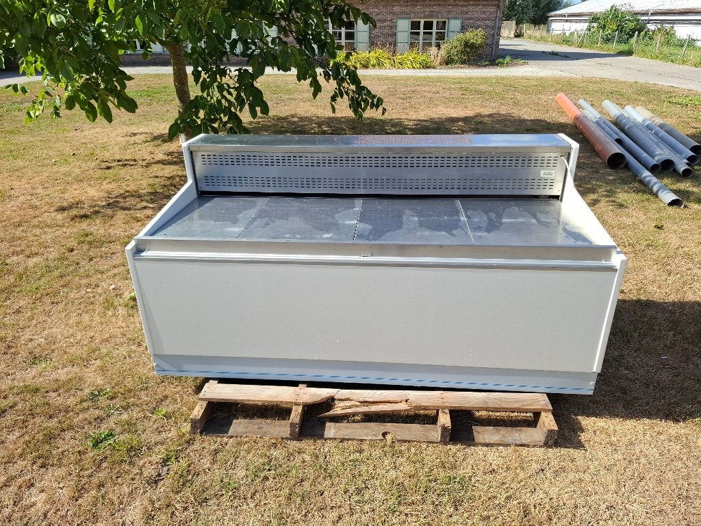Comptoir réfrigéré avec construction en acier/verre, Enlèvement, Utilisé, Refroidissement et Congélation