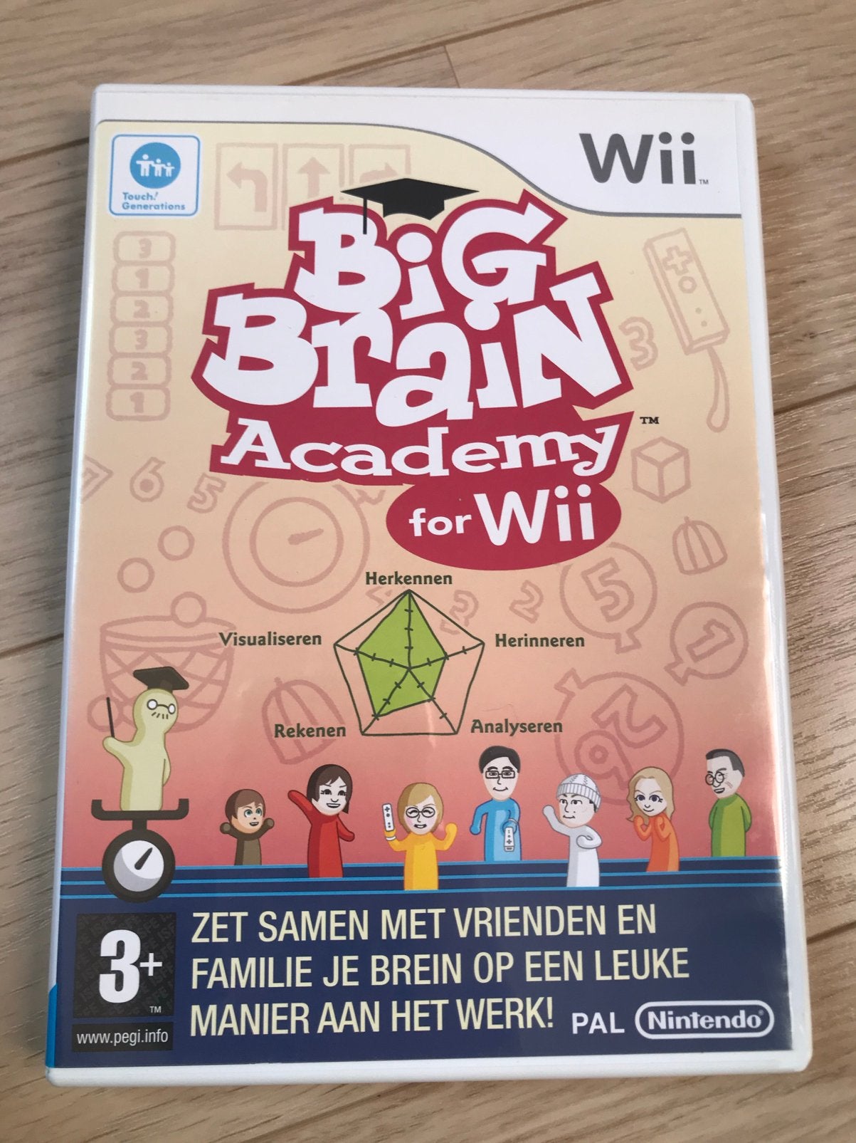 Big Brain Academy for Wii, Ophalen of Verzenden, Gebruikt, Puzzel en Educatief