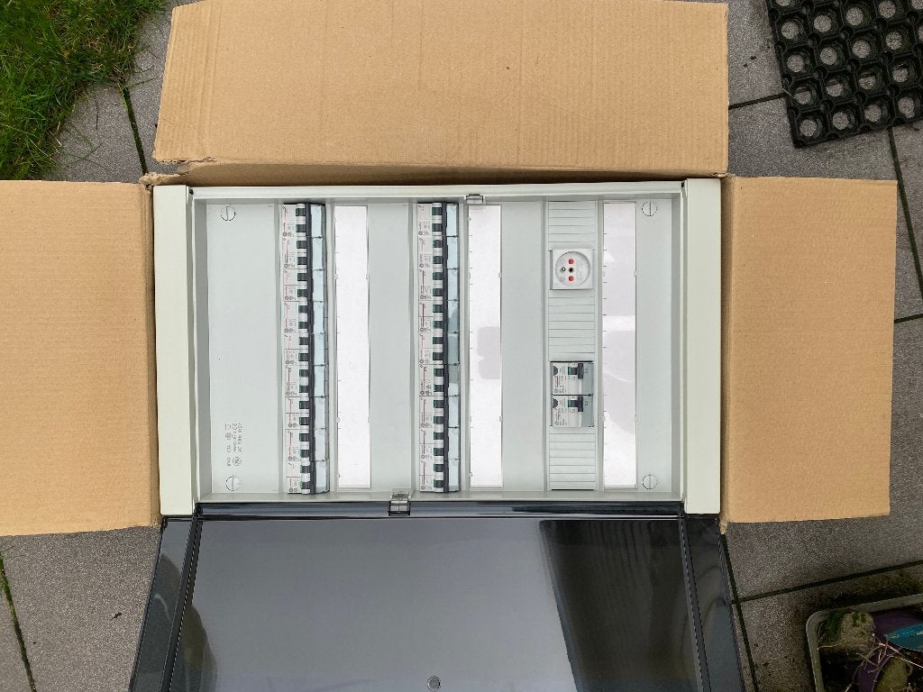 zekeringkast verdeelbord tellerkast verdeelkast stroominkom, Doe-het-zelf en Bouw, Elektriciteit en Kabels, Ophalen of Verzenden