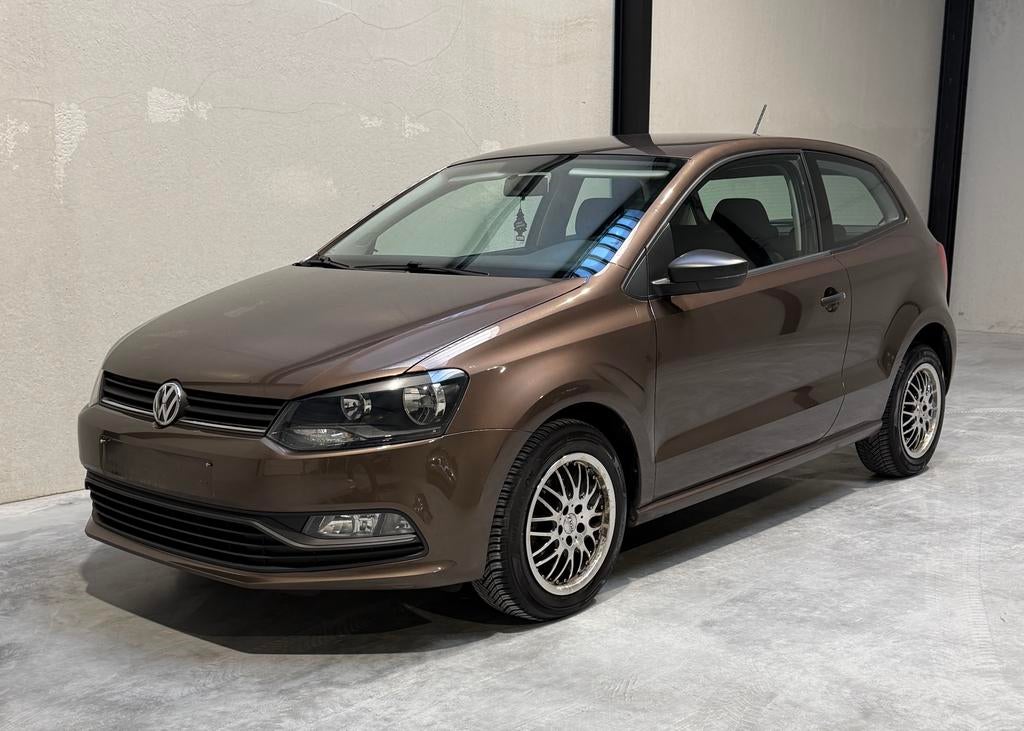 VW Polo 1.0 Cool & Sound 2015 | Euro 6 | Airco | Aluminium, Autos, Achat, Euro 6, Boîte manuelle, Noir
