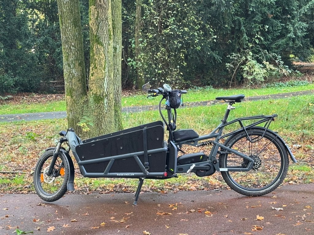 Riese & Müller Load 75 Vario - 1000 Wh – 2.550 km – Topstaat, 3 kinderen, Elektrisch, Zo goed als nieuw, Schijfrem