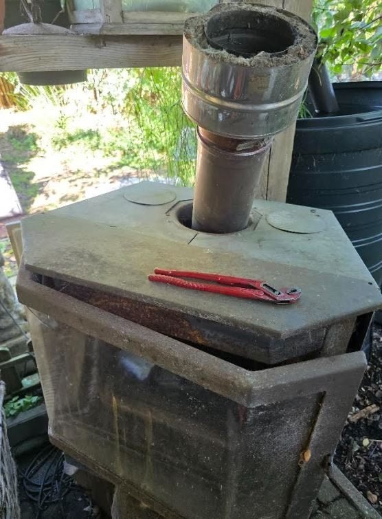 Open haard / tuinhaard, Tuin en Terras, Ophalen, Gebruikt