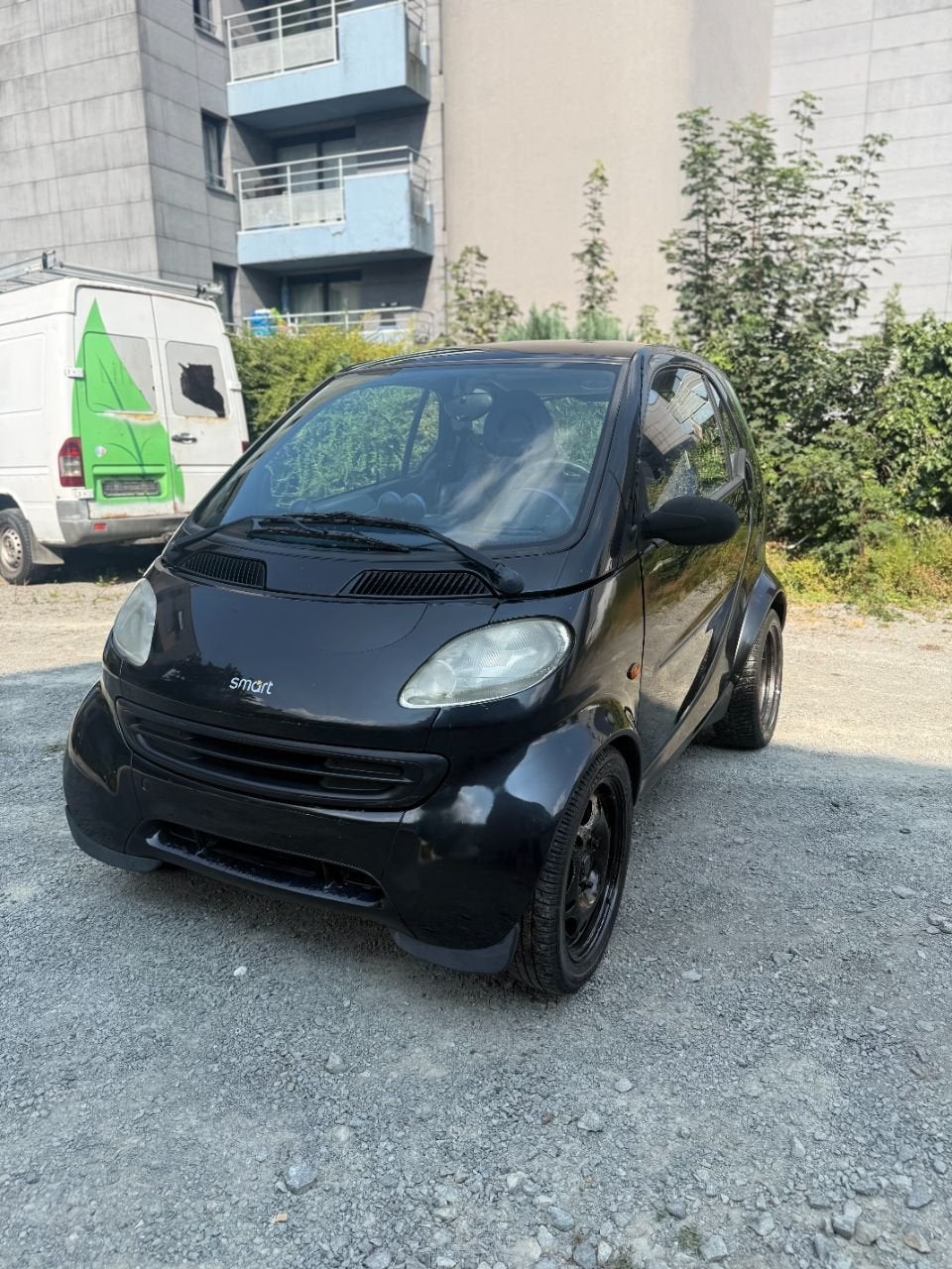 Smart Fortwo EXPORT-MARCHAND Black Edition Automatique, Auto's, Oldtimers, Automaat, Cabriolet, Metaalkleur, Zwart