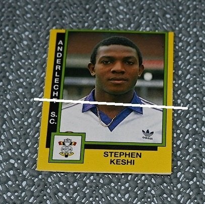 Panini Football 91 / RSC Anderlecht / Stephen Keshi, Verzamelen, Verzenden, Nieuw, Poster, Plaatje of Sticker