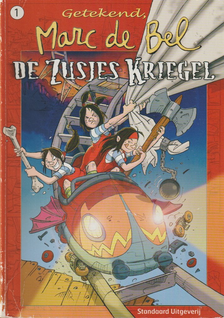 Vijf strips - Getekend Marc De Bel - volledige reeks., Boeken, Stripverhalen, Verzenden