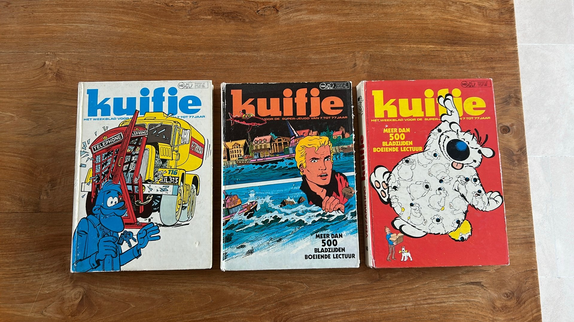 Kuifje - complete verzamelbundels weekbladen, Ophalen, Gelezen
