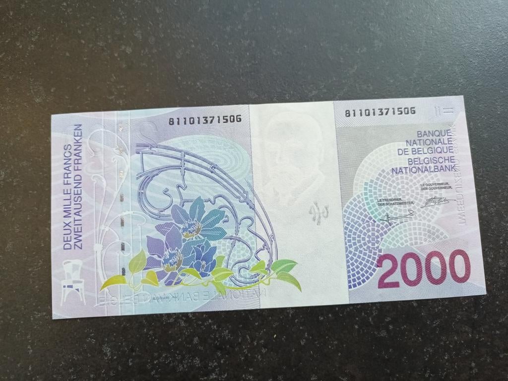 Victor Horta à 2000 francs comme neuf !, Enlèvement ou Envoi, Billets en vrac