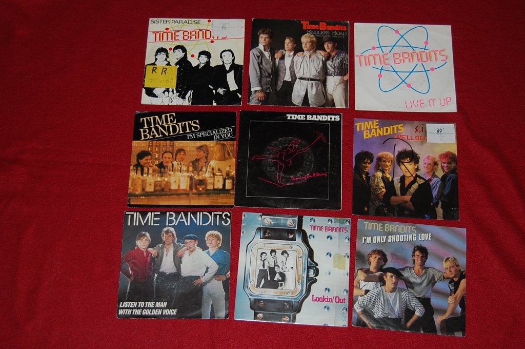 45t's van Time Bandits uit beginjaren '80, Enlèvement ou Envoi, 7 inch, Comme neuf, Funk