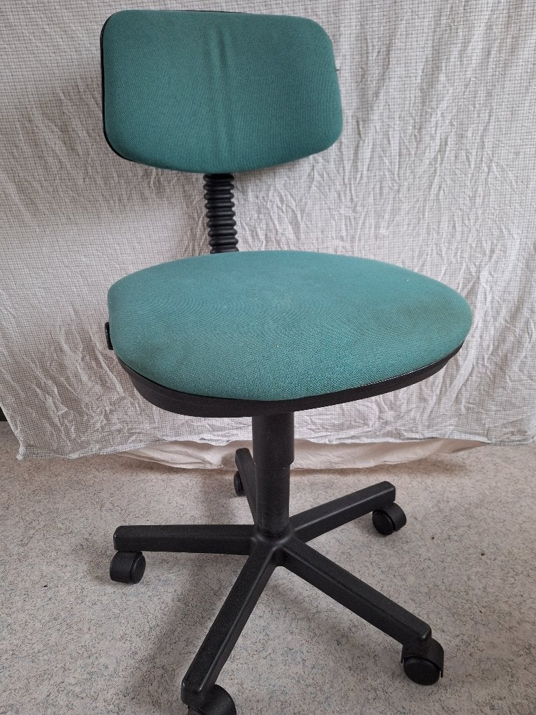 Bureaustoel, Huis en Inrichting, Bureaus, Ophalen, Groen, Gebruikt, Met wielen