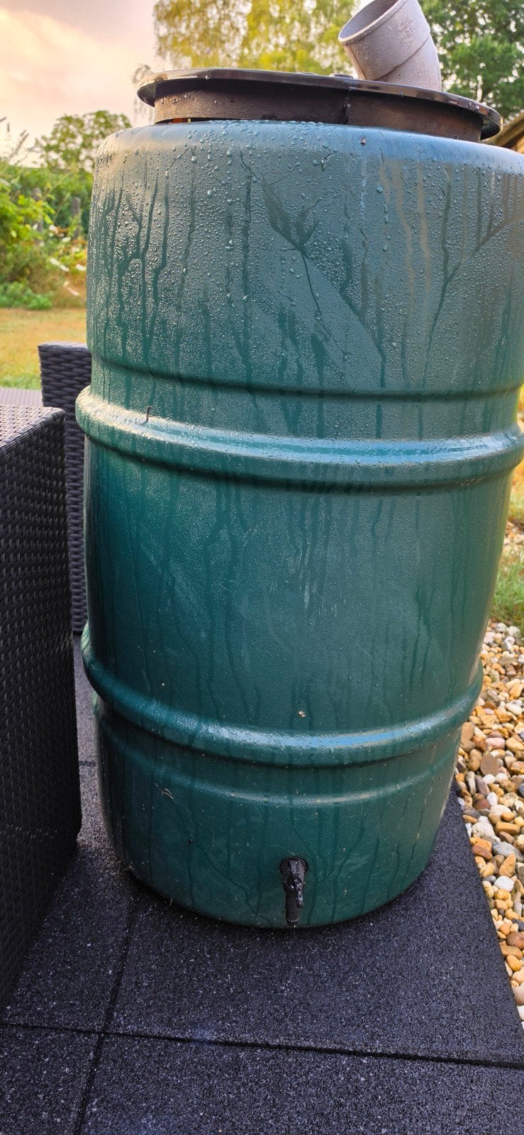Regenwater ton 227 liter, Tuin en Terras, Regentonnen, Ophalen