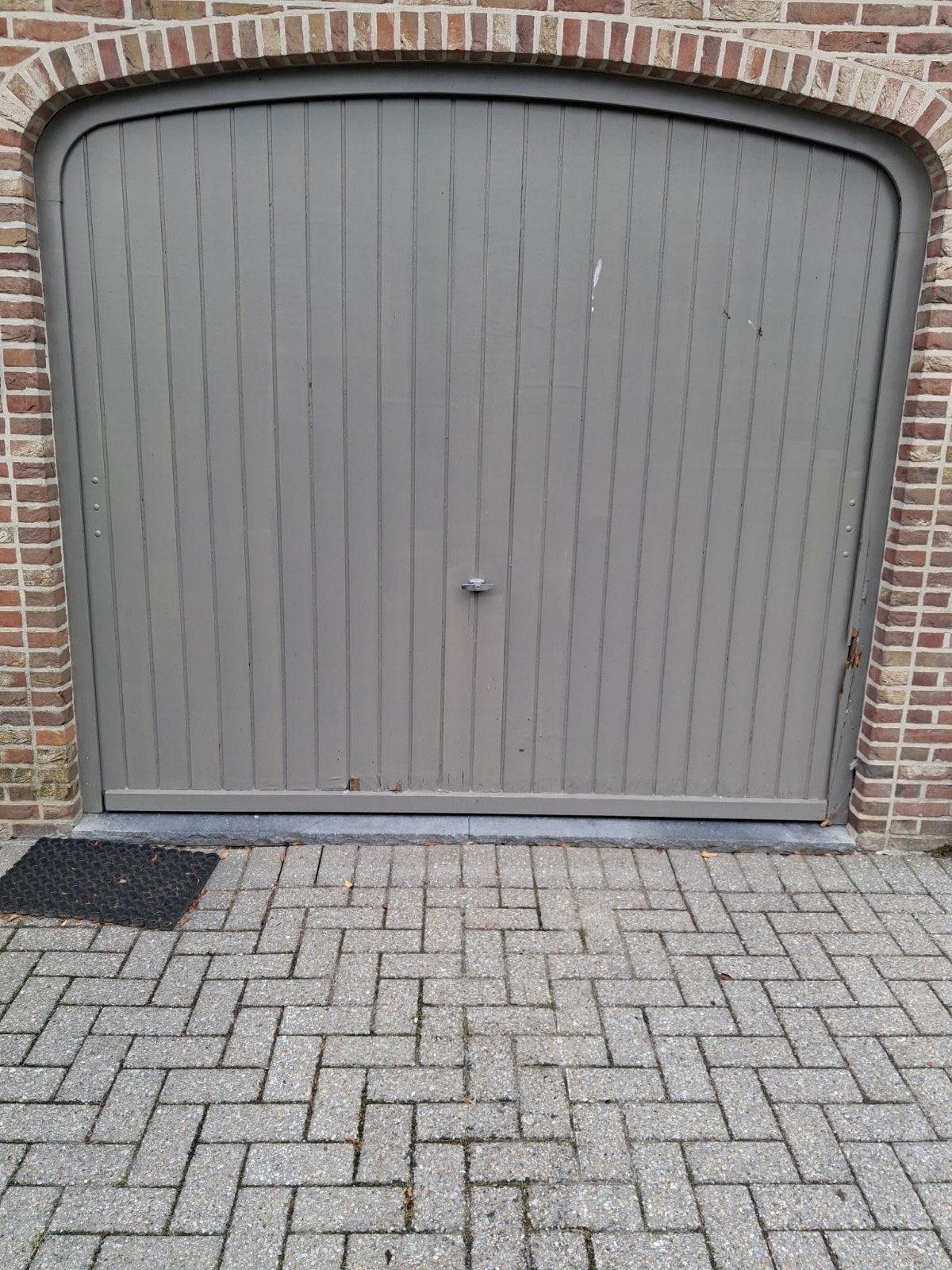 Garagepoort met motor, Doe-het-zelf en Bouw, Ophalen, Hout