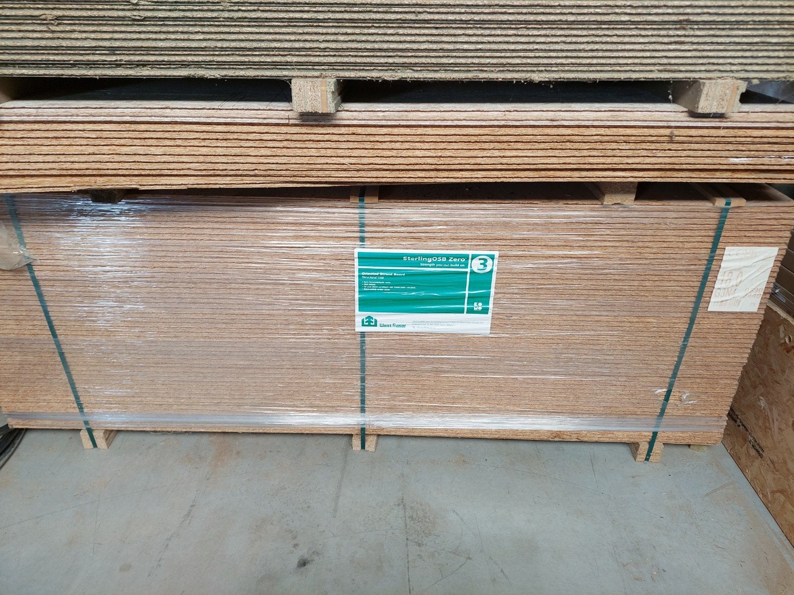 Vol pallet osb 18 mm, Doe-het-zelf en Bouw, Ophalen