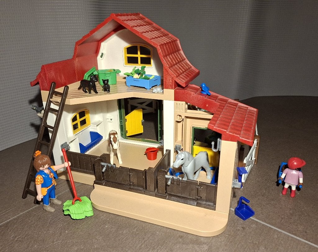 Playmobil 6927 Country Ponyboerderij, Gebruikt, Gebouw, Complete set, Ophalen of Verzenden